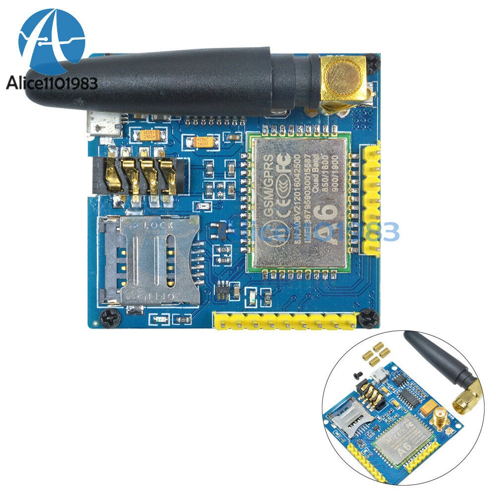 A6 GPRS Pro Serial GPRS GSM Module Core DIY Developemnt Board Replace SIM900
