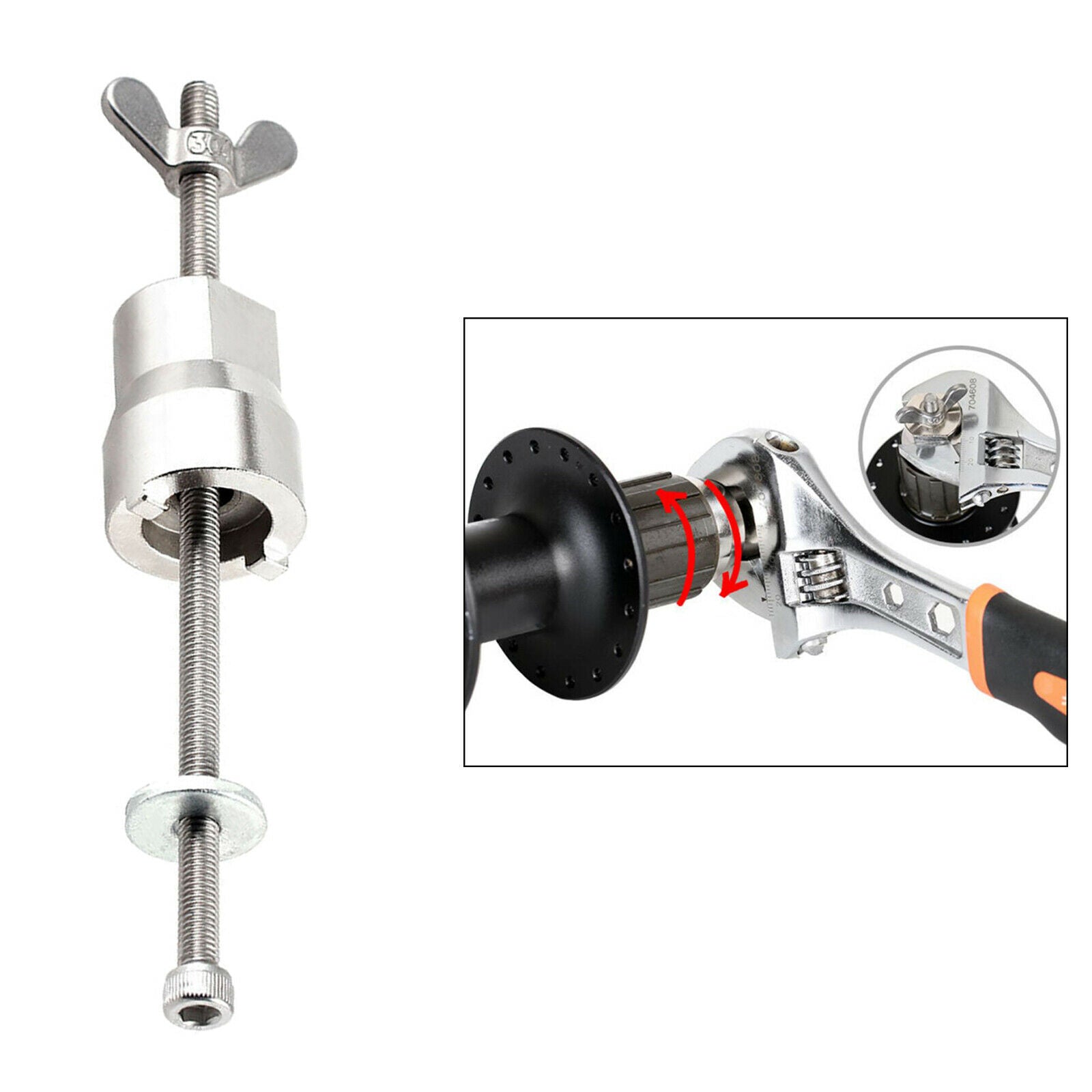 Bike Freehub Remover Installer Slotted Socket Wrench Hun Removal Tool