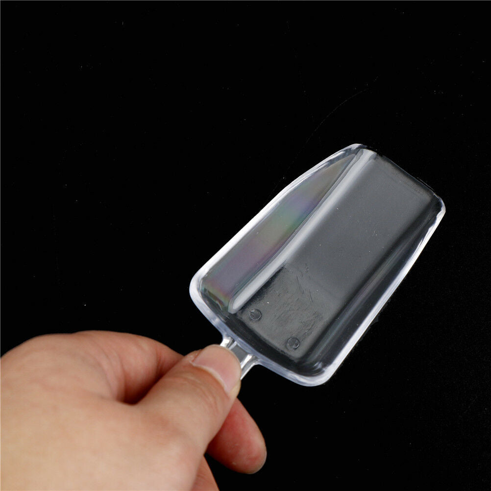 3pcs Clear Plastic Ice Scoops Sweets Candy Buffet Wedding Party Bar Acces.l8