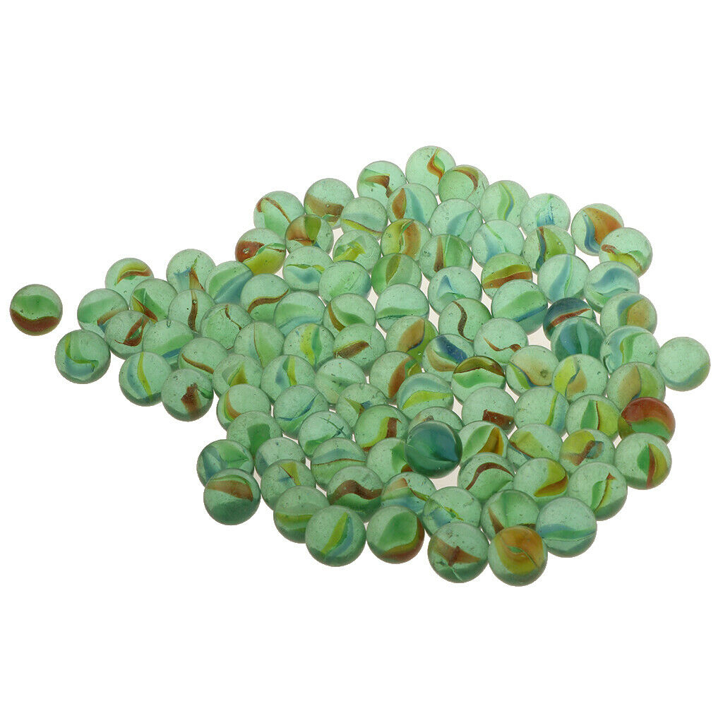 16mm Cats Eye Glass Marbles, Fun Marble Toys, Entertainment Games - Pack of 100