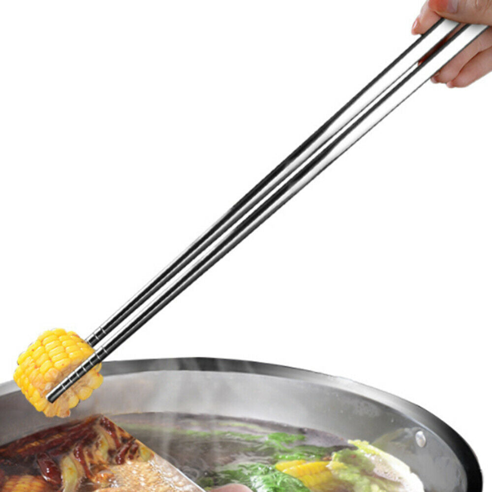 Stainless Steel Chopsticks Household Tableware Hot Pot Noodle Chopsticks Fried