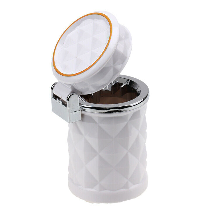 Portable Car Home LED Light Ashtray Auto Travel Cigarette Ash Holder Cup White