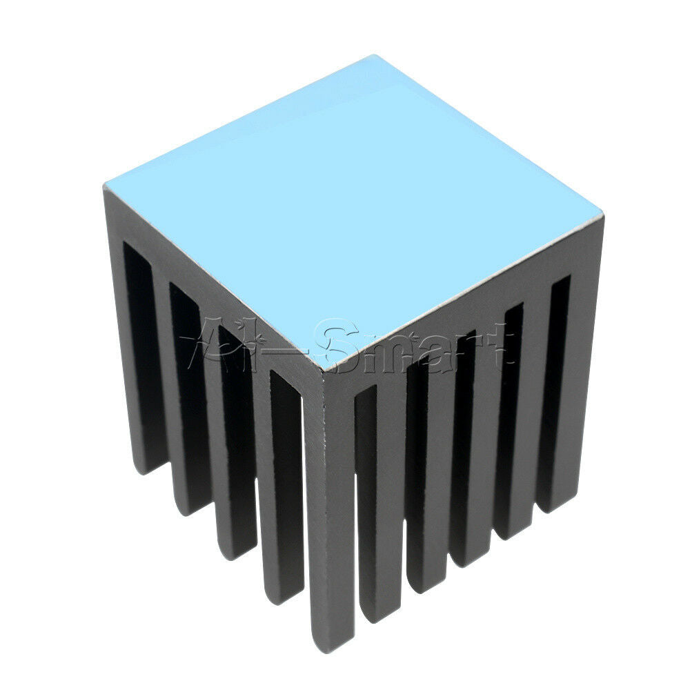 10PCS 22X22X25MM 22*22*25MM 3M8810 IC Heat Sink Aluminum Cooling Fin ADHESIVE