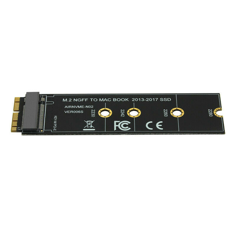M.2 NVME SSD Convert Adapter Card for MacBook Air Pro Retina 2013-2017 NVME/AHW8