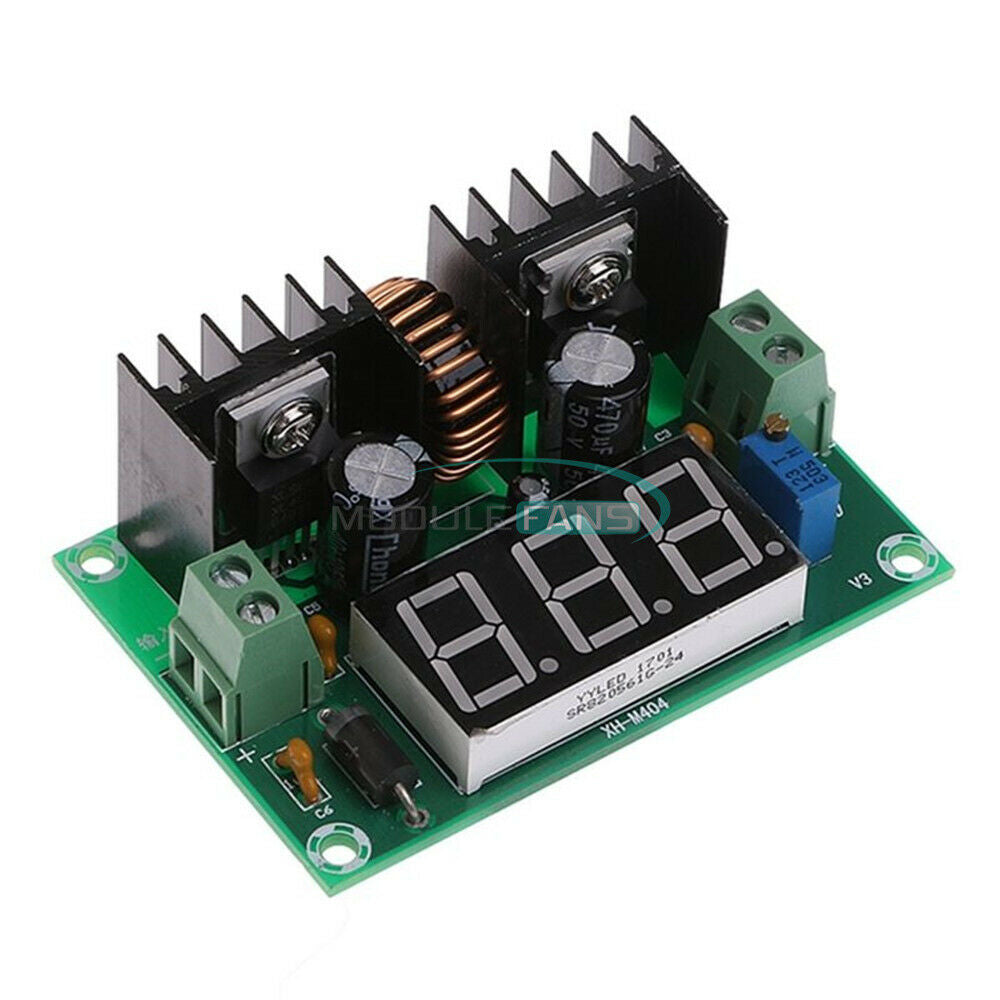 Digital DC Step Down 4-40V to 1.25-36V PWM 8A Regulator Power Display XL4016E1