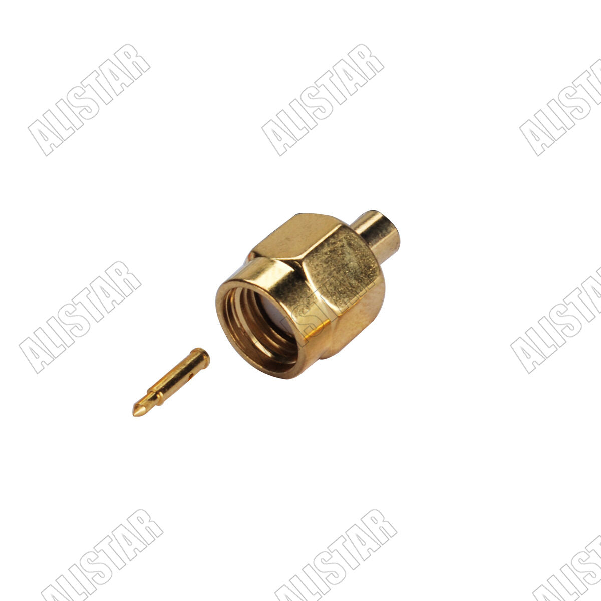 20x SMA straight Male Plug Solder For Semi-Rigid RG405 0.086" Cable RF Connector