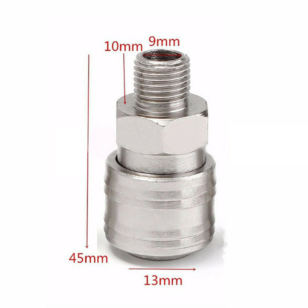 6pcs Air Line Hose Fittings Compressor Connector Quick Release Set 1/4'' NPT