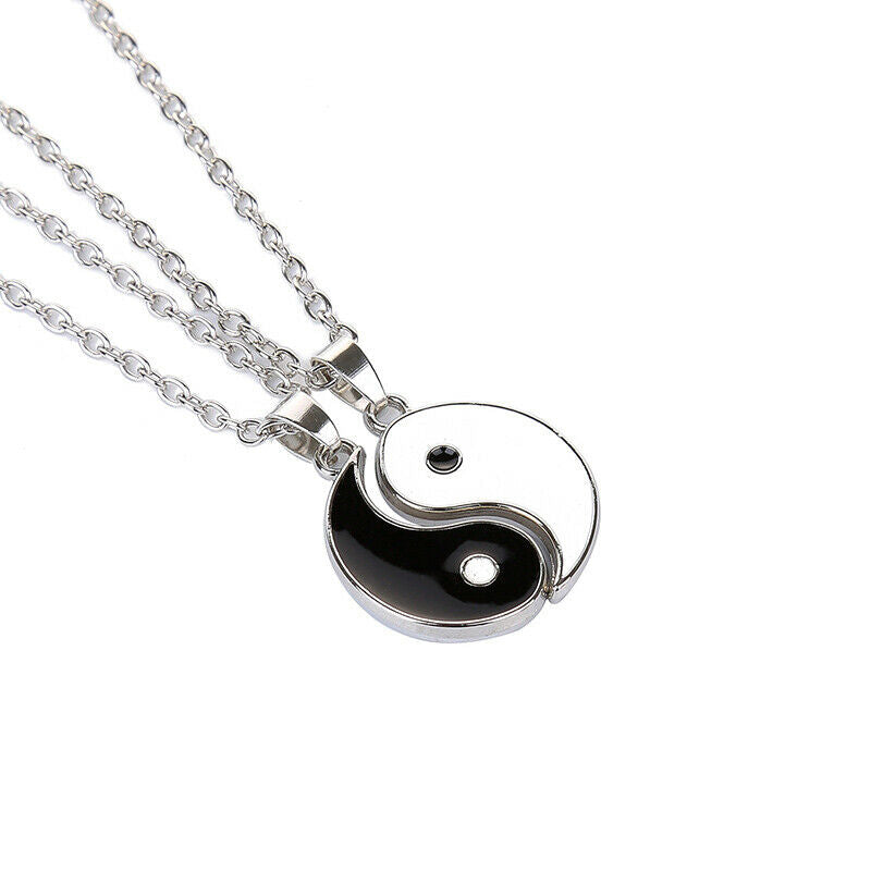 Yin Yang Pendant Necklace For Women Men Fashion Couples Matching Choker Jewe Pb