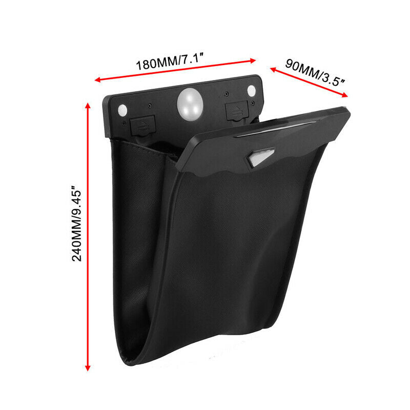 Auto Car Back Seat Hanging Garbage Bag Trash Can Waterproof Leak Proof Reusable