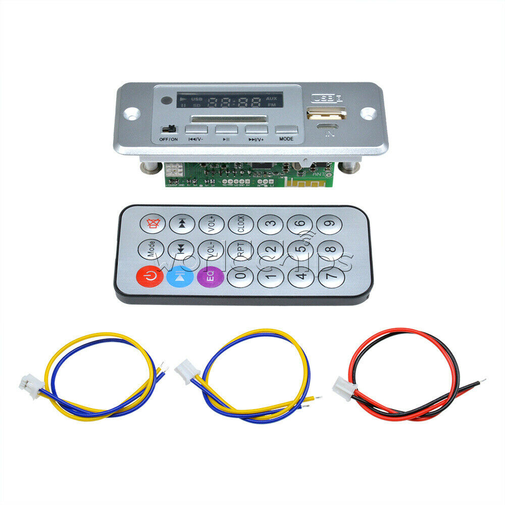 Mini 5V MP3 Decoding Board Bluetooth Call  WAV Module U-Disk &TF Card &Amplifier