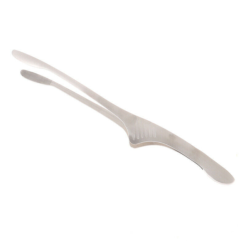 Salad Stainless Steel Heat Resistant Food Clip BBQ Tongs Grilling Tweezer XG TH