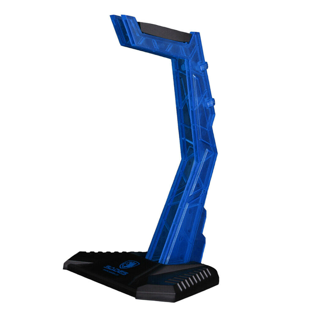 Universal Acrylic Headphone Stander Headphone Hanger Display Rack Blue