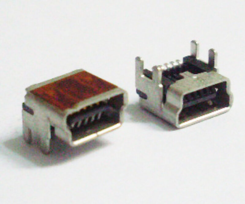 2pcs Mini 5pin Female Blackberry USB Jack Charger Port