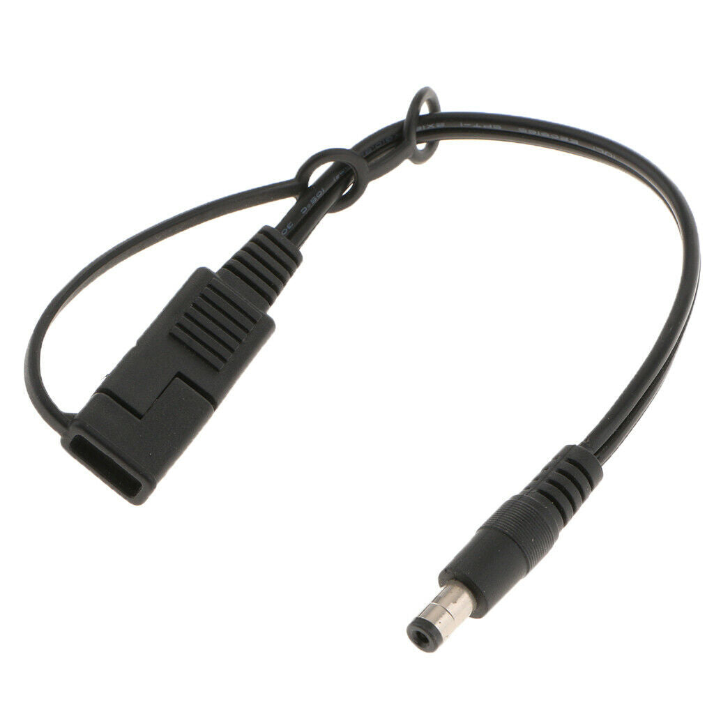 18AWG 10A SAE to DC5521 Power Adapter Cable for Car Solar Battery 200mm