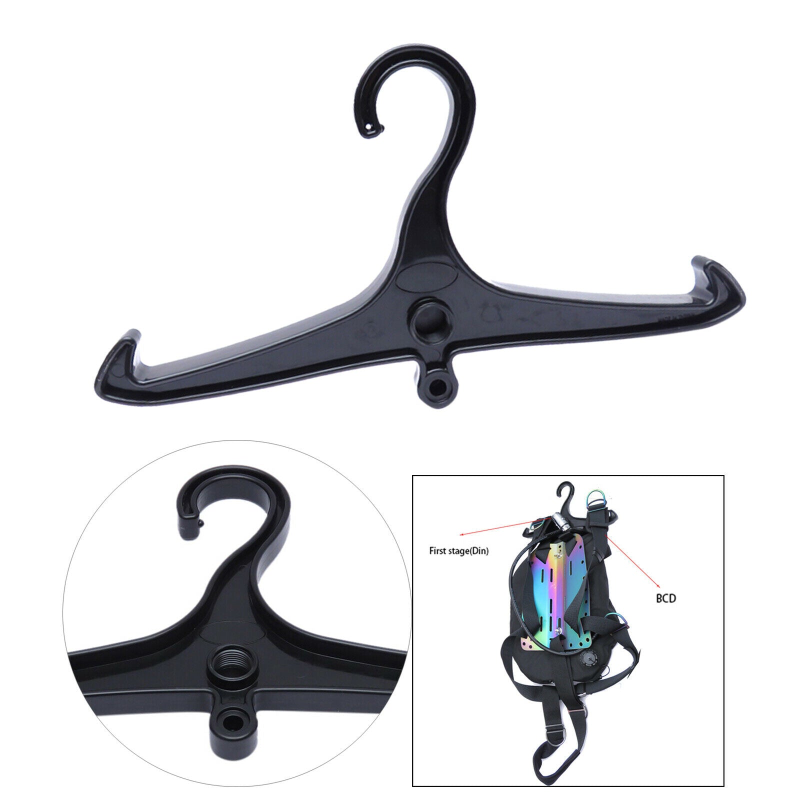 Multi-use Scuba Drysuit Hanger BC Suit Fast Drying Draining Hanging Bracket
