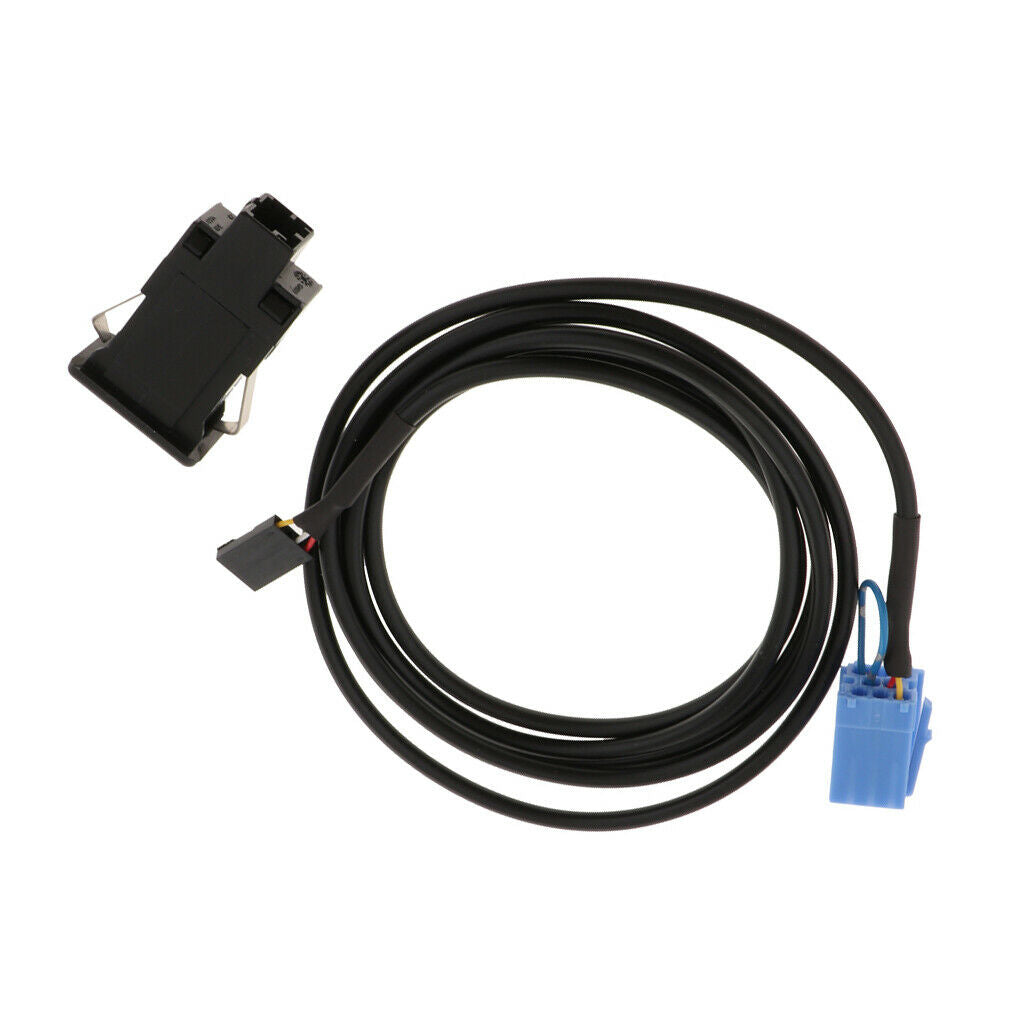 Female AUX In Audio Adapter Cable for VW for AUDI Length:152cm