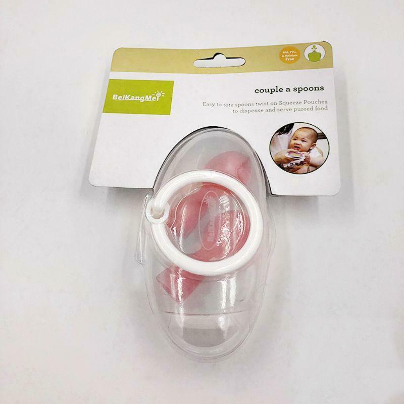 2 Pcs/bag Baby Spoon Food Preservation Packaging Bag Sealing Device Child Device