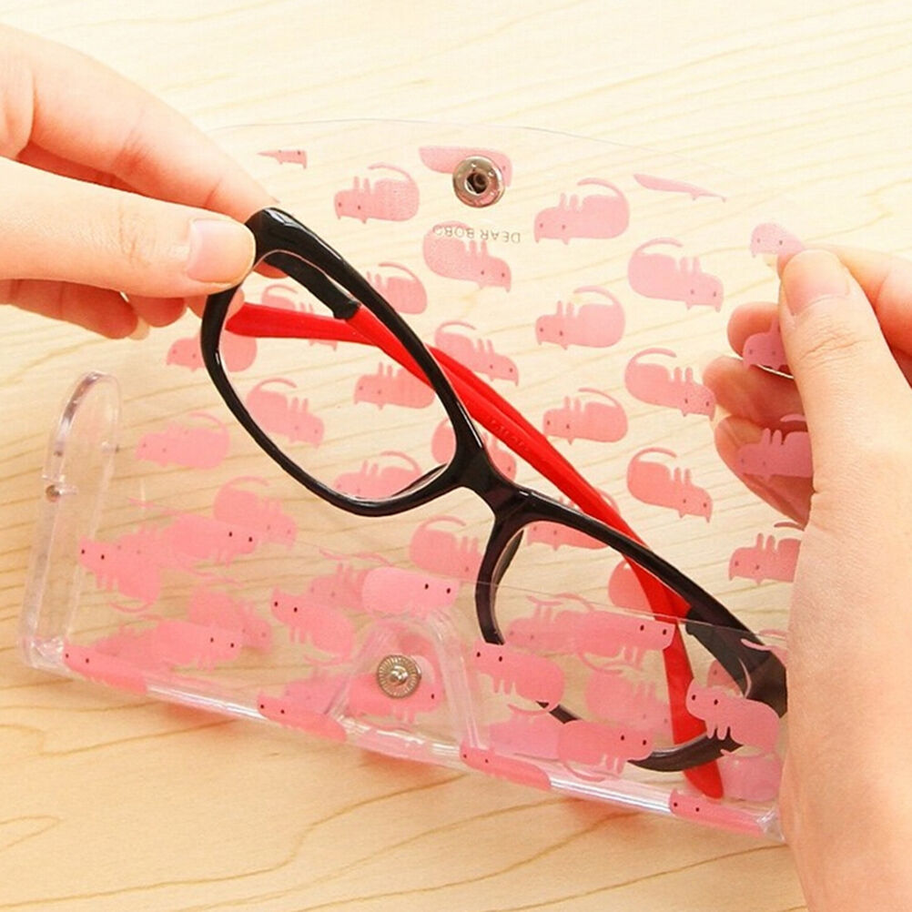 Cute Clear Sunglasses Glasses Case Spectacle Storage Protection Carry Box GXY SJ