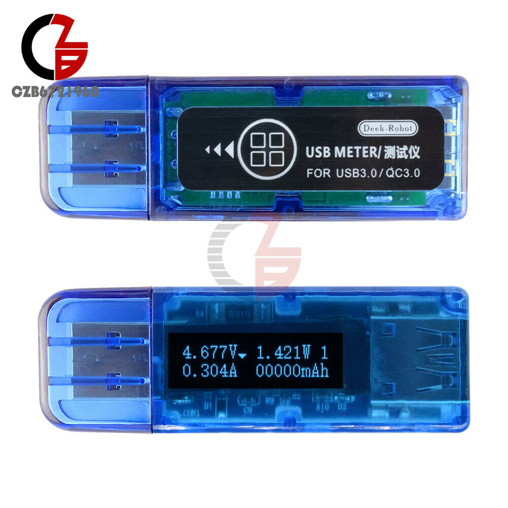 DC 3.7-22V OLED USB 3.0 Charger Voltage Current Battery Capacity Tester Detector