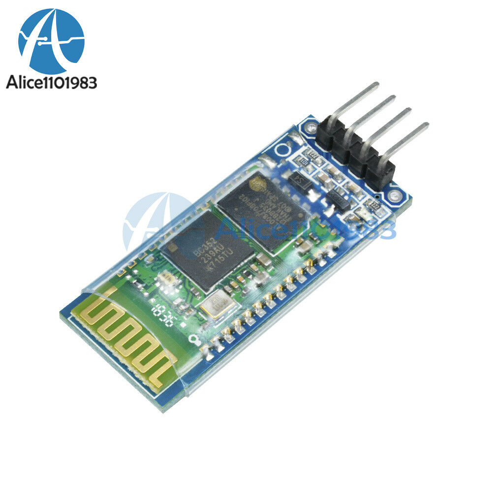 10PCS Wireless Serial 4Pin Bluetooth RF Transceiver Module HC-06 RS232 backplane