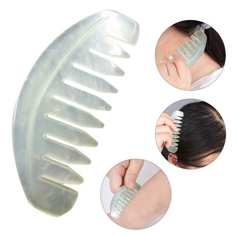 1Pc Jade Comb Massage Spa Acupuncture Head Trigger Point Treatment On He.l8