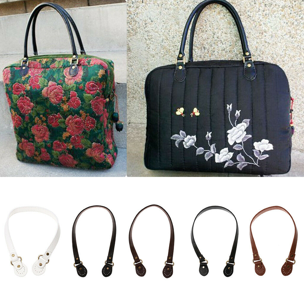 2 lot DIY Faux Leather Tote Bag Strap 54cm Sewing Handbag Handle Repair