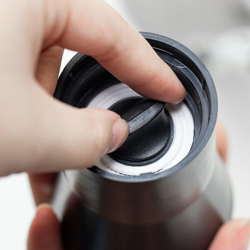 Manual Coffee Grinder Stainless Steel with Ceramic Burr Bean Mill Portable  DF