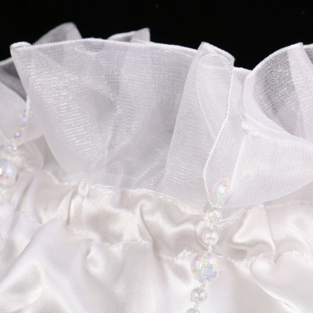 White Satin Bridal Wedding Money Bag White Bridal Bridesmaid Satin Flower