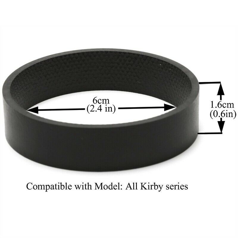 Vacuum Cleaner Knurled Belt for Kirby All Generation G3 G4 G5 G6 Black ReplaceW2