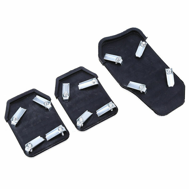 3x Universal Non Slip Manual Gas Brake Foot Pedal Pad Cover Car Accessories