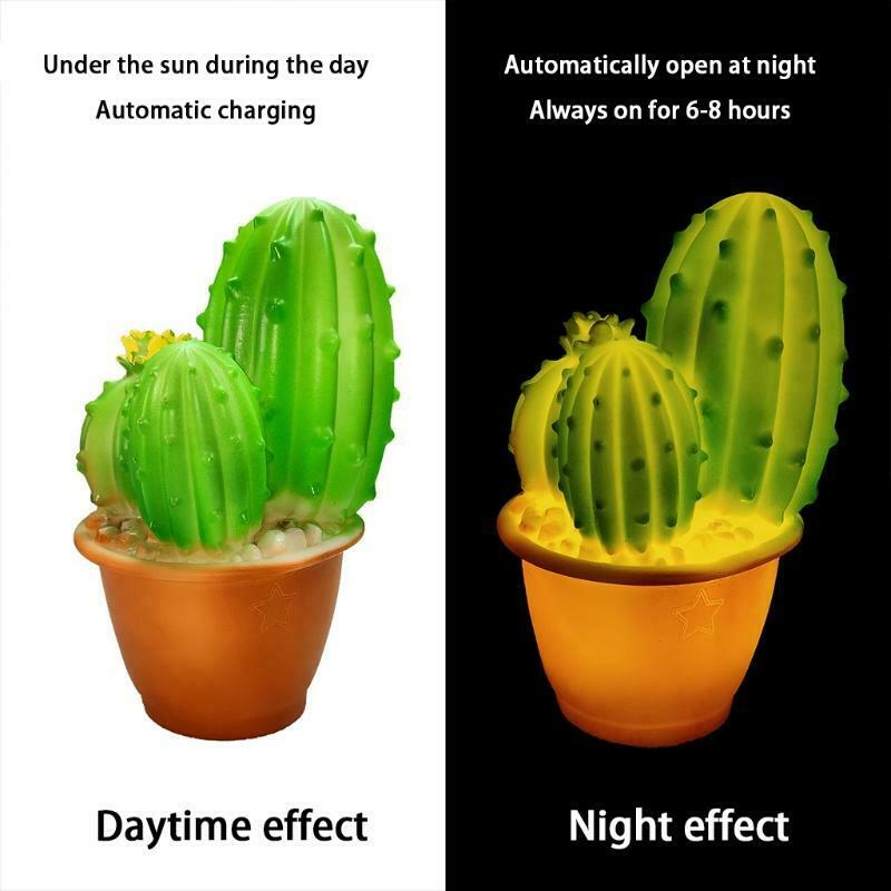 Cactus Shape Solar Lamp Solar Garden Lawn Landscape Lamp Outdoor Waterproof IP44