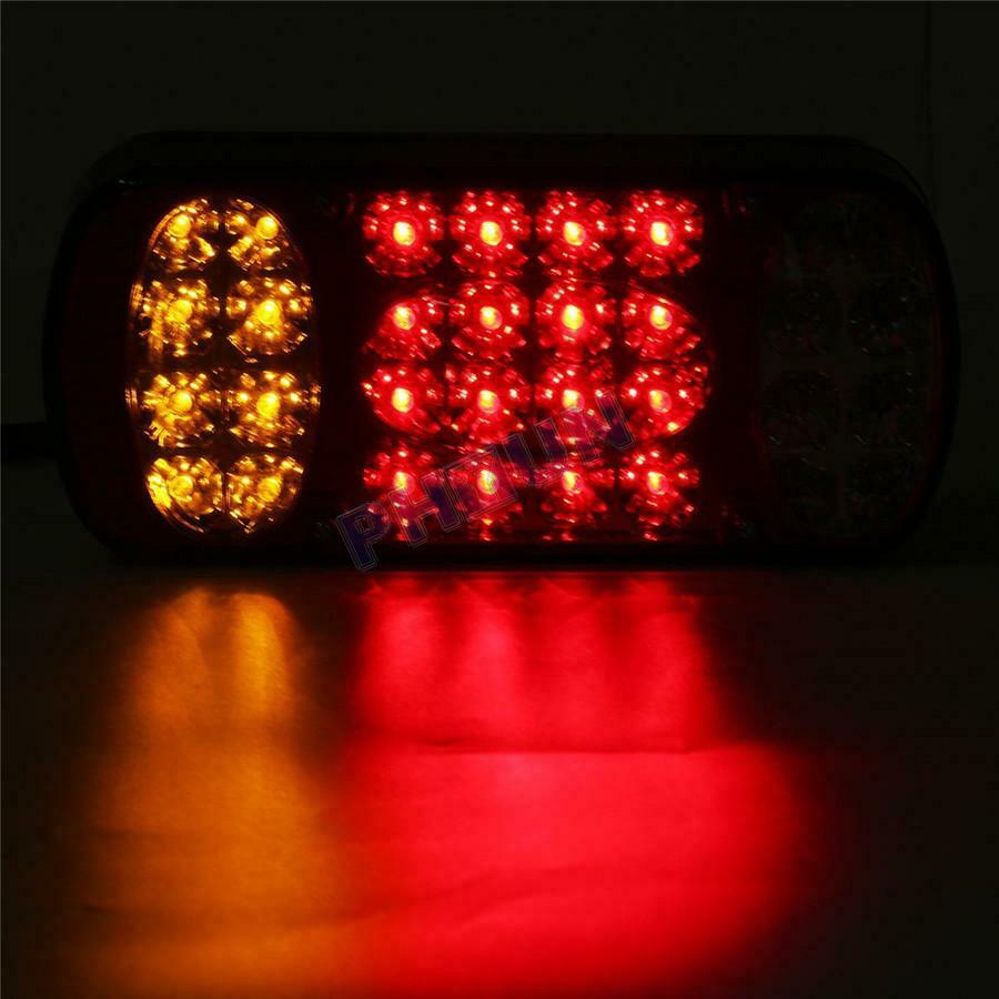 1x Truck Trailer Van Caravan LED Rear Stop Light Tail Brake Lamp 12V Universal