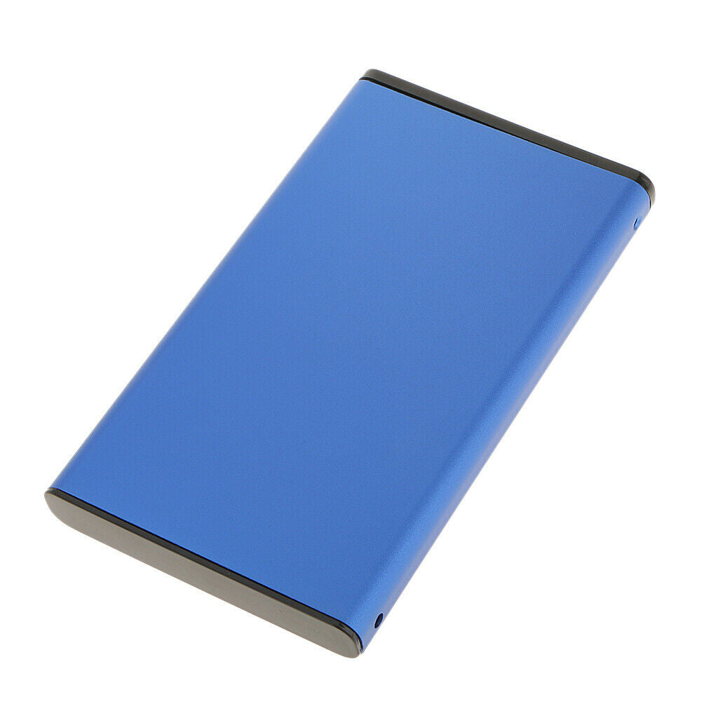 2.5"Sata USB 3.0 Hard Drives HDD Enclosure External Mobile Case-Blue