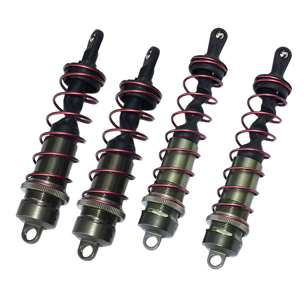 2 Pairs 1: 8 RC Car Shock Absorber Front Shock Absorbers