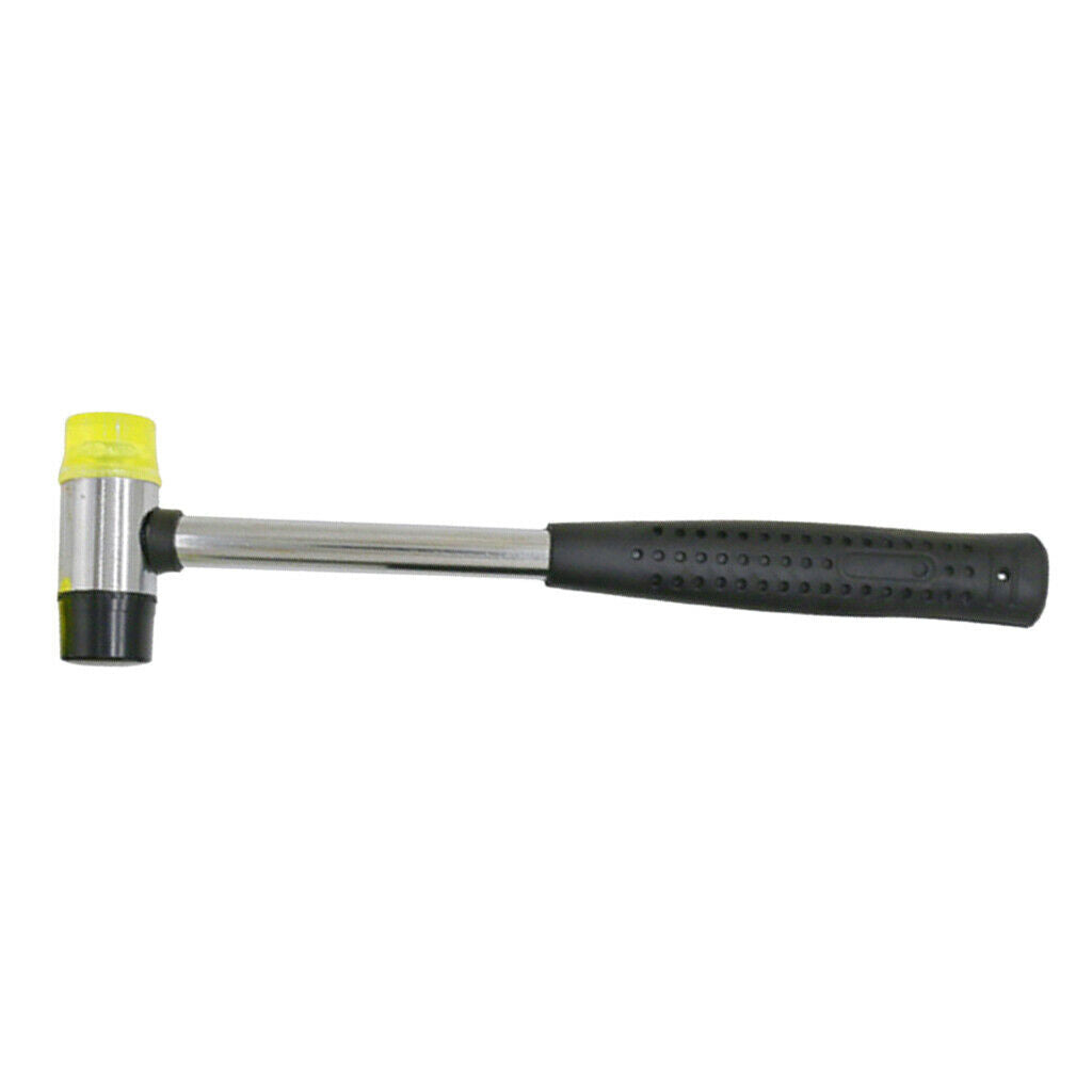 25mm Dual Head Plastic and Rubber Hammer Mallet for Jewelry, Leather Crafts,