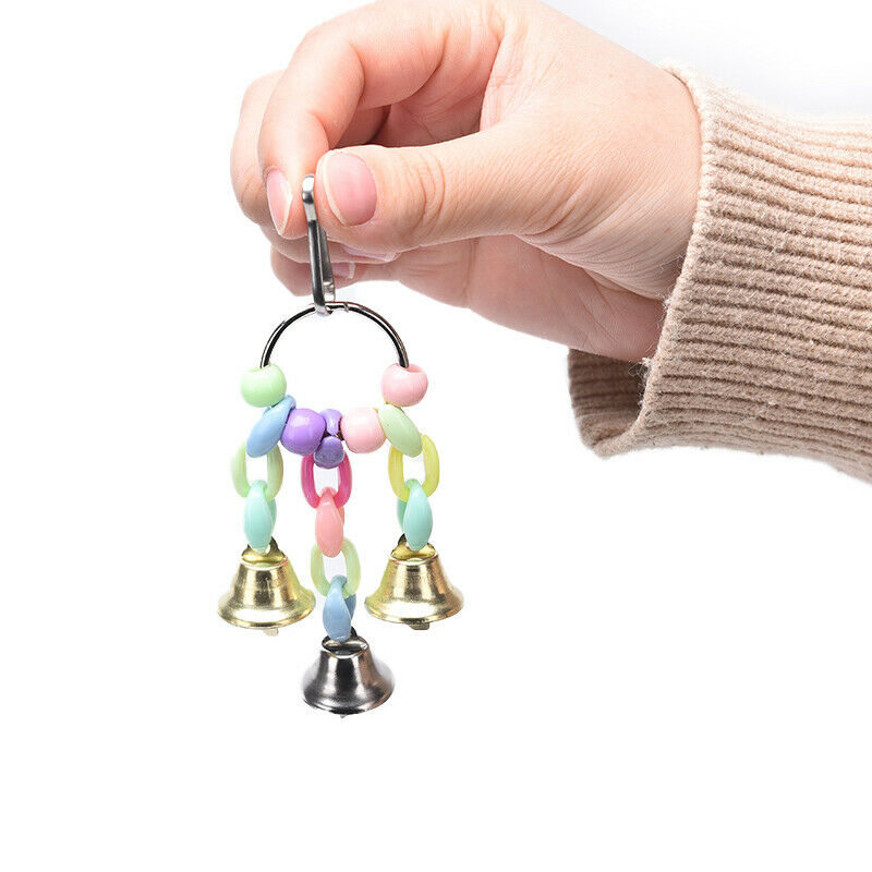 13pc Bird Cage Toys Parrots Swing Hanging Bridge Climbing Ladder Stand Ball BDA