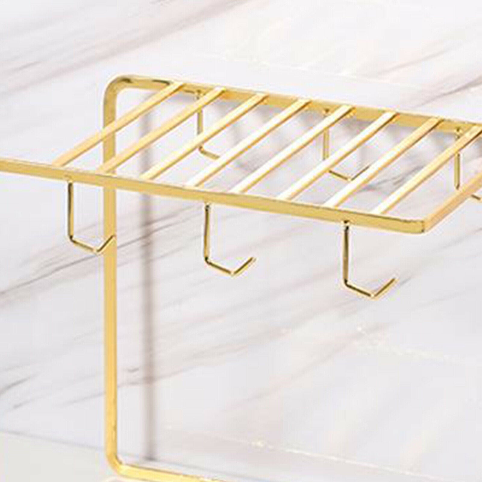 Minimalist Geometric 6 Cup Drying Rack Stand Metal Mug Tree Drying Organizers