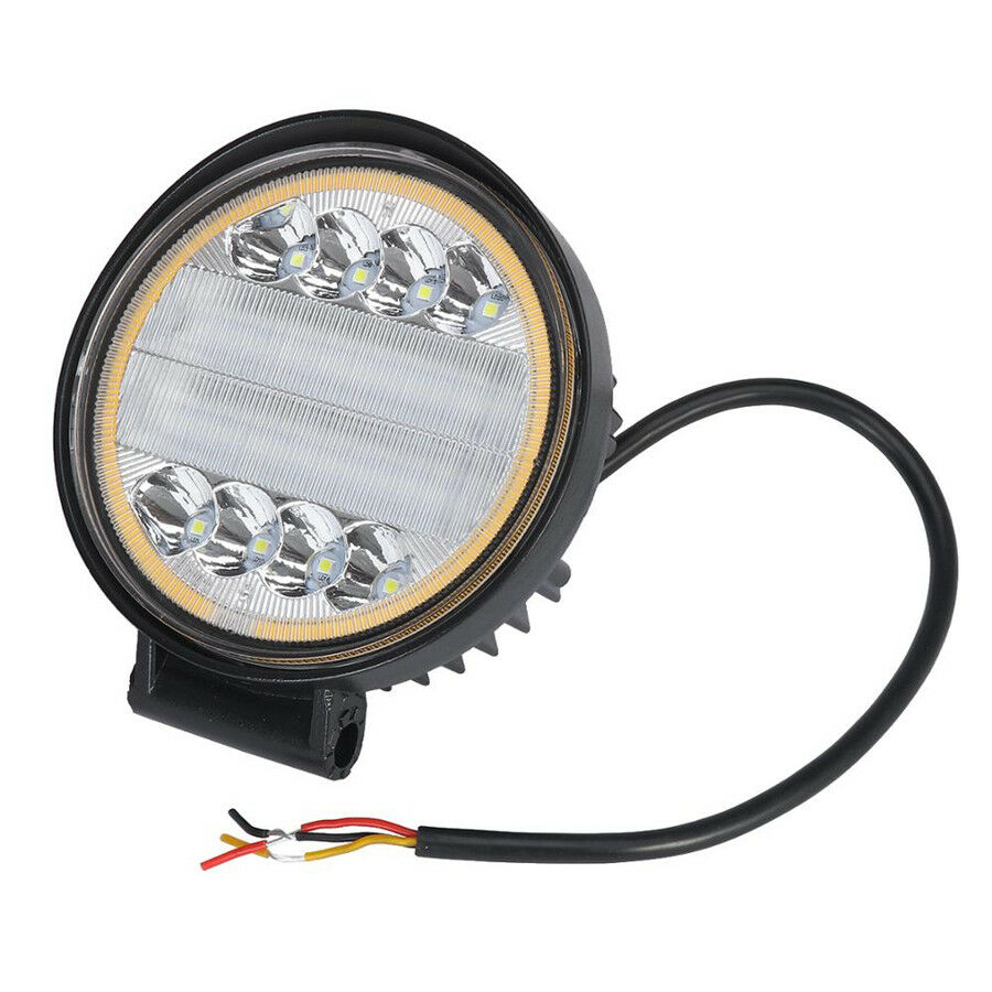Universal 120W 9600LM LED Work Light Flood Beam Driving Fog Lamp DRL Angle Eye