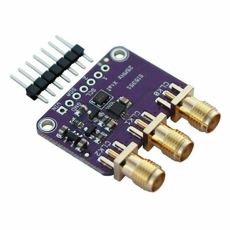 Si5351A I2C 25Mhz Clock Generator Breakout Board 8Khz To 160Mhz For Arduino D9C9