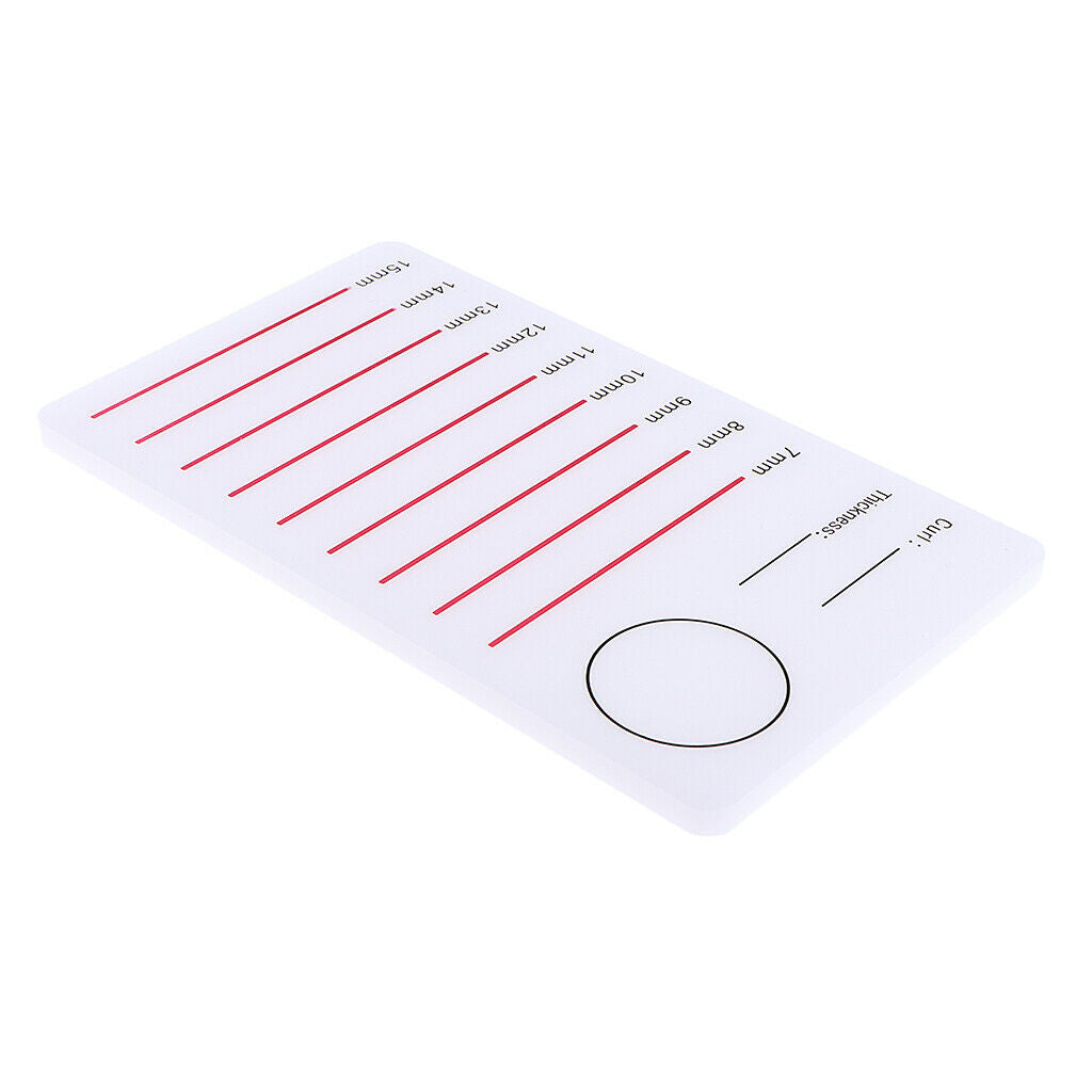 1 Piece Eyelash Extension Pallet Acrylic Lash Hand Plate Lashes Holder Tool for