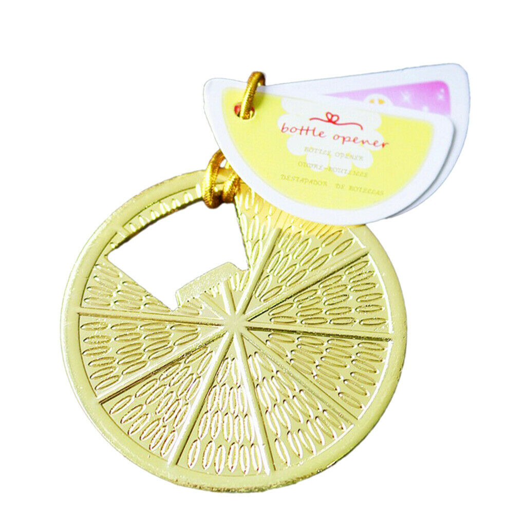 Golden Lemon Opener Creative Bottle Opener Kitchen Supplies Party Favor