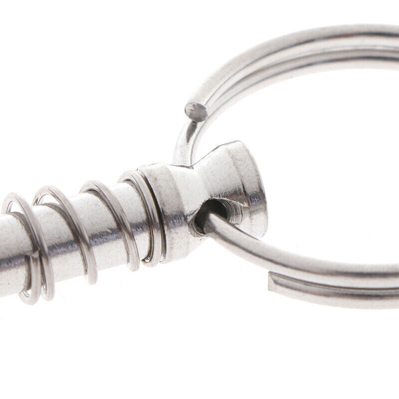 1pcs 6.3mm Stainless Steel Quick Release Pin ring for Boat Top Deck Hinge MaY1
