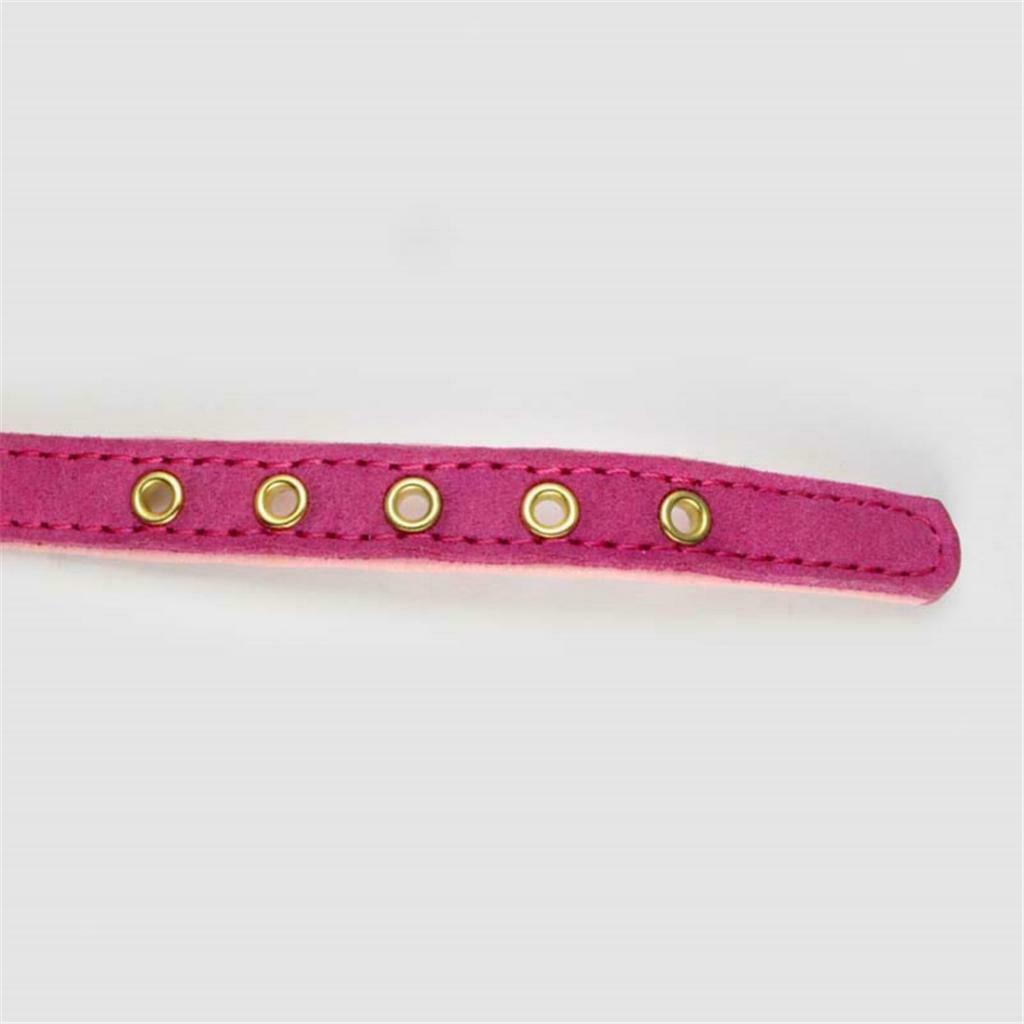 Adjustable Pet Dog Cat Puppy Bow Tie Neck Collar with Bell Rose Red XXS