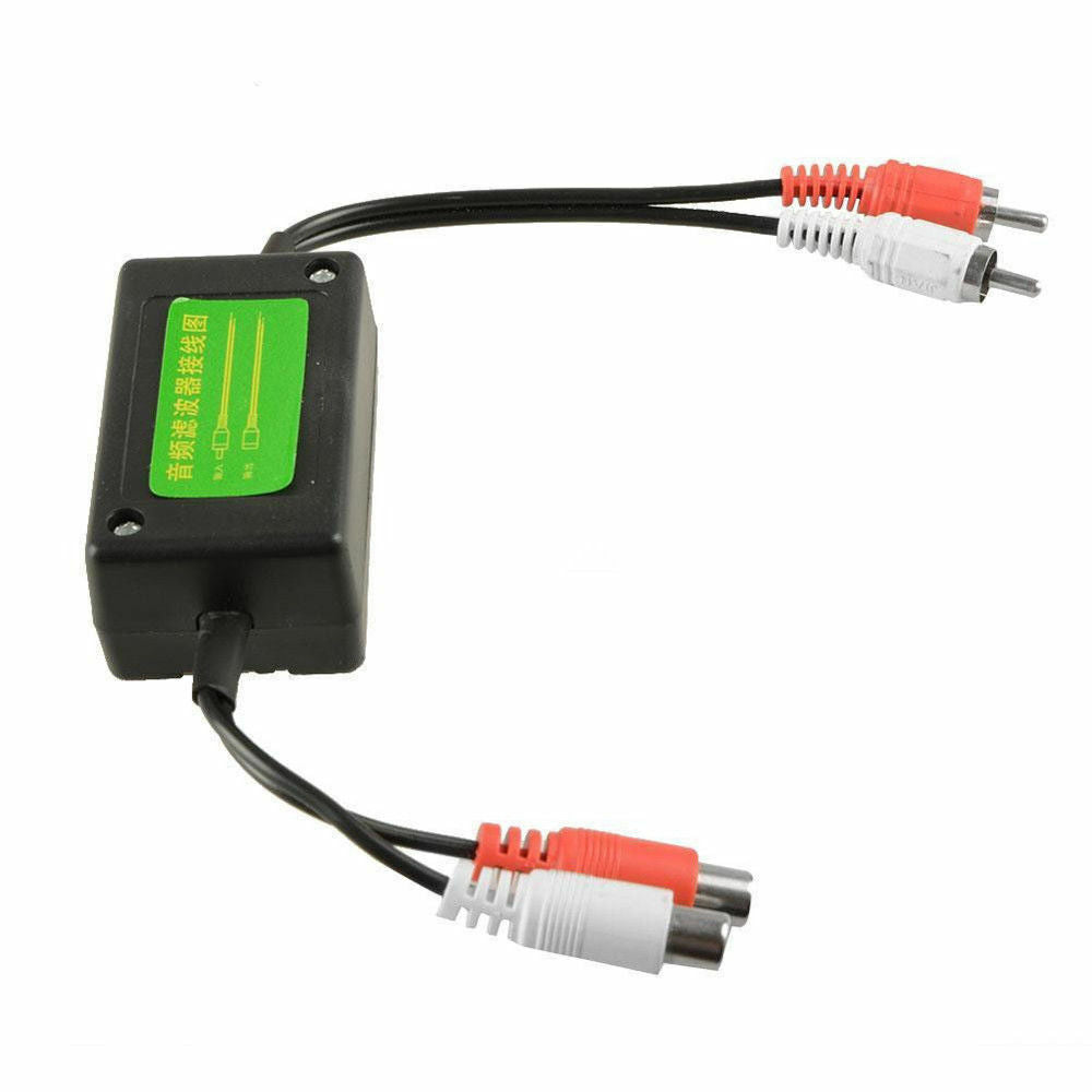 Voiture Rca Amplificateur Acoustique Bruit Filtre Sol Boucle Isolateur RÃ©ducteur