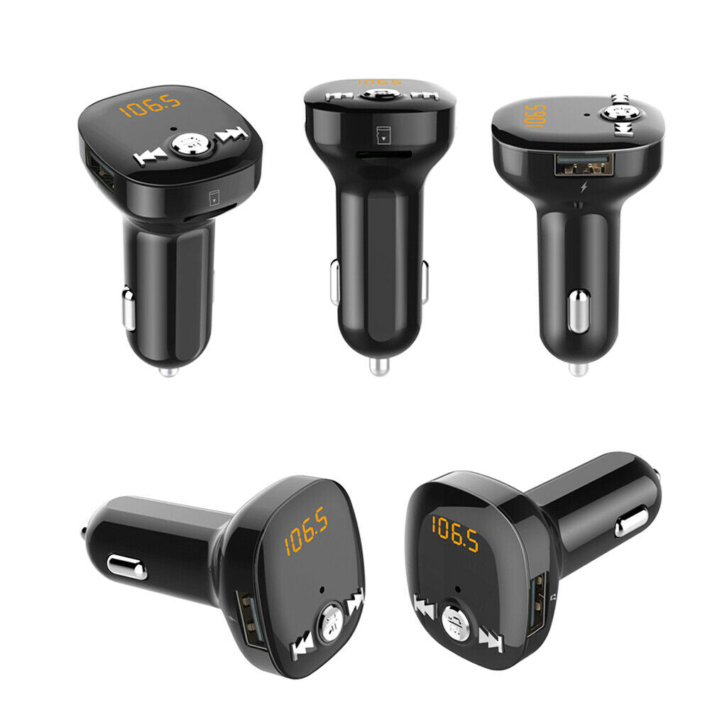 Car Bluetooth TF U Disk Cell Phone MP3 FM Transmitter Handfree Calling Nav
