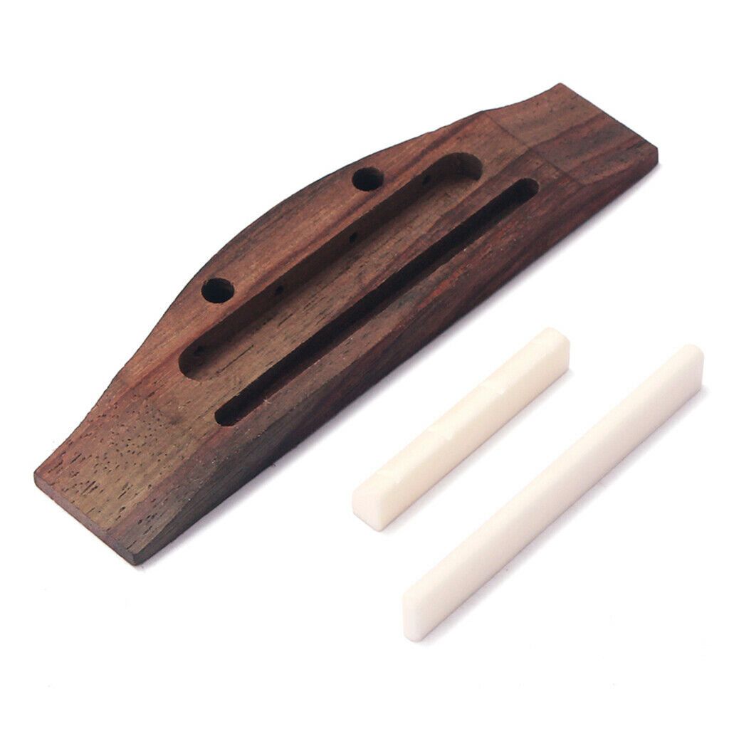 Ukulele Rosewood Bridge Saddle Nut String Instrument Parts Luthier Tools