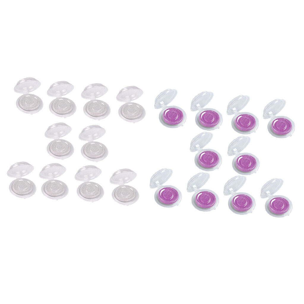 20 Pieces Makeup False Eyelash Storage Case Eye Lashes Care Holder Organizer