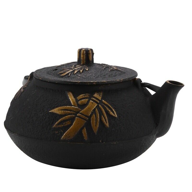 Japanese Cast Iron Teapot Kettle with Stainless Steel Infuser / Strainer , PluG3