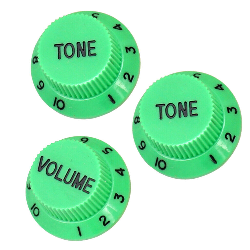 3x Green Guitar Speed Control 1 Volume \u0026 2   For ST
