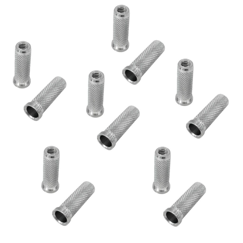 12 Pieces Archery Aluminum Arrow Inserts